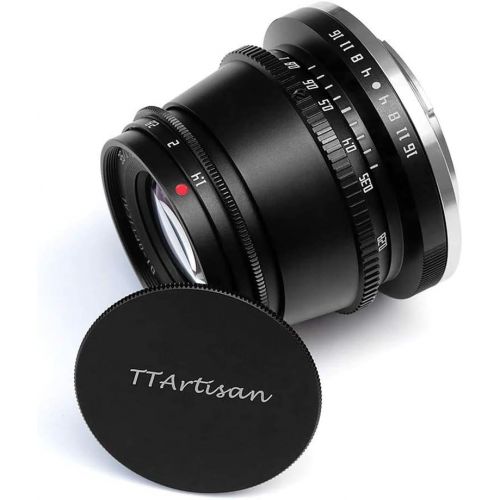  TTArtisan 35mm F1.4 APS-C Manual Focus Lens Compatible with Panasonic, Olympus M43 Mount Mirrorless Cameras