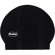 Fashy Unisex's Latex Cap, Black, One Size