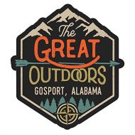 R and R Imports Gosport Alabama The Great Outdoors Design 2-Inch Vinyl Decal Sticker