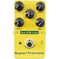 Yanluo Aural Dream Super Tremolo digital Guitar Effects Pedal provides 6 modulation waveforms including Rate,Depth,Mix and Gain adjustment,True Bypass.
