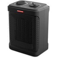 Pro Breeze Space Heater ? 1500W Electric Heater with 3 Operating Modes and Adjustable Thermostat - Room Heater for Bedroom, Home, Office and Under Desk - Black