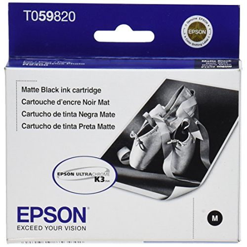 엡손 EPSON T059820 Matte Black -Ink -Cartridge - Stylus Photo R2400