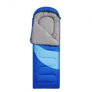 RWHALO Creative Smile, Outdoor Sleeping Bag, Lunch Break, Warm, Indoor, Cotton, Thick, Camping, Splicing Double Sleeping Bag (Color : Blue)