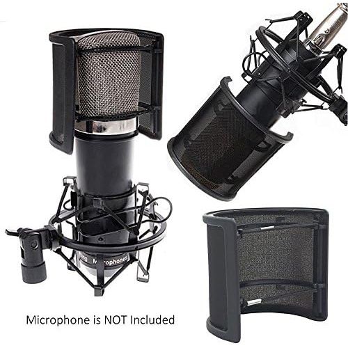  [아마존베스트]Tuloka Microphone Mic Pop Filter with Foam Layer Windscreen for Studio
