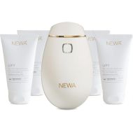 NEWA RF Wrinkle Reduction Device (Plug in) - FDA Cleared Skincare Tool for Facial Tightening. Boosts Collagen, Reduces Wrinkles. with 6 Months Gel Supply.