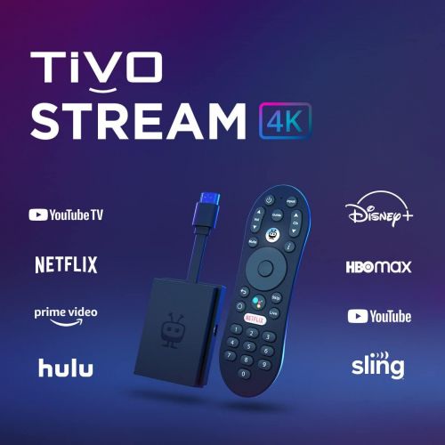  [아마존베스트]TiVo Stream 4K  Every Streaming App and Live TV on One Screen  4K UHD, Dolby Vision HDR and Dolby Atmos Sound  Powered by Android TV  Plug-in Smart TV