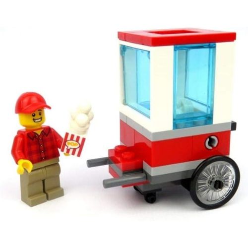  LEGO City Popcorn Cart Construction Set 43 Pieces Polybag