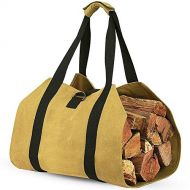 N\C NC Firewood Carrier Bag Canvas Log Tote Wood Bag Holder Hearth Stove Tools Fireplace Accessories