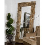 Home Decor Source Extra Large DRIFTWOOD 79 FULL LENGTH Wall Mirror Floor Leaner