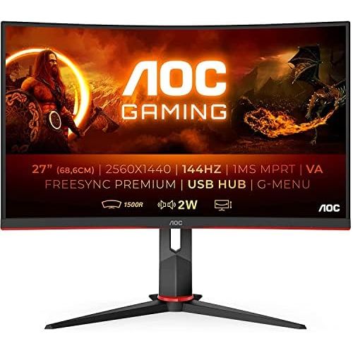  [아마존베스트]AOC Curved Gaming Monitor, 23.6 inches / 59.9 cm