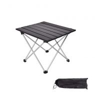 Trekology YU YUSING Portable Camping Table, S/M/L Folding Aluminum Roll Up Camp Table with Carrying Bags for Outdoor Camping, Hiking, Picnic, Beach, Fishing, Backpacking, BBQ, RV