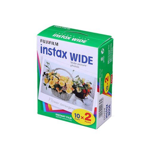 후지필름 Fujifilm 20-INS100KIT Instax Film 100 Image Kit. 10 Pack / 5 Double Pack