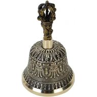 [아마존베스트]Zap Impex Tibetan Hand Bell Meditation & Prayer Bells Dorje Vajra Buddhist Bell 4 Inch Christmas Gift