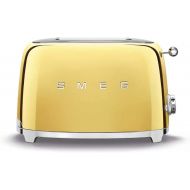 Smeg Limited Edition Retro Style Aesthetic 2 Slice Toaster (Gold)