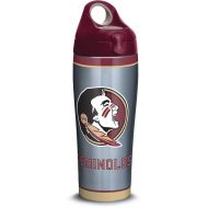 Tervis 1309962 Florida State Seminoles Tradition Stainless Steel Insulated Tumbler with Maroon Lid 24oz Water Bottle Silver