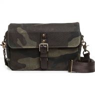 ONA Bowery Camouflage Camera Bag, Waxed Canvas & Leather