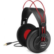 [아마존베스트]Samson Technologies Samson SR860 Over-Ear Professional Semi-Open Studio Reference Small Headphones Headset - for Mobile Music Mixing, Monitoring, Recording & Listening - Large 50mm Neodymium Drivers N