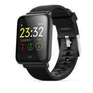 FOHKJMML Fitness Tracker Smart Watch Activity Tracker with Heart Rate Monitor, Blood Pressure and Sleep Monitor Waterproof Smart Band (Color : Black, Size : -)