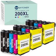MYTONER Remanufactured Ink Cartridge Replacement for Epson 200 XL 200XL T200XL T200 for Expression XP-200 XP-300 XP-310 XP-400 XP-410 WF-2520 WF-2530 Printer (6 Black,3 Cyan Magent