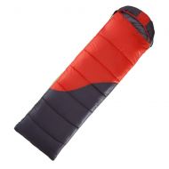 RWHALO Envelope Sleeping Bag, Outdoor, Adult, Winter Thickening, Warm, Wild, Camping, Outdoor (Color : Red)