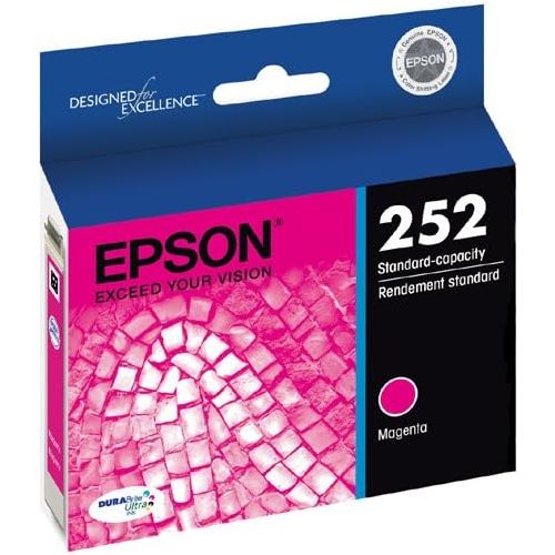엡손 Epson T252 DURABrite Ultra Ink Standard Capacity Magenta Cartridge (T252320-S) for select Epson WorkForce Printers