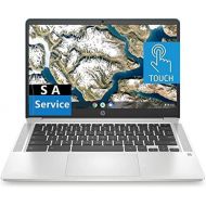 Amazon Renewed HP 14in Touchscreen Chromebook Intel Celeron N4000 4GB RAM 32GB eMMC Chrome OS14a-na0030nr Mineral Silver (Renewed)
