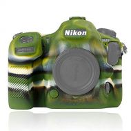 Easy Hood Camera Case for Nikon D500 Soft Silicone Rubber Camera Protective Body Case Skin for Nikon D500 Camera Bag Protector Cover (Camo)