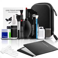 ParaPace Professional Camera Cleaning Kit (with Waterproof Case),Including Cleaning Solution/5 APS-C Cleaning Swabs/Lens Pen/Air Blower/Cleaning Cloth for DSLR Cameras(Canon,Nikon,