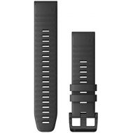 Garmin Quickfit 22 Watch Band, Slate Gray Silicone with Black Hardware (010-12863-22)