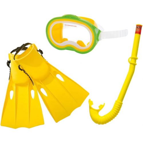 인텍스 Intex Goggles Snorkel Flipper Set