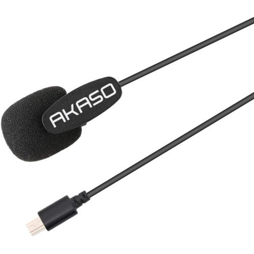  [아마존베스트]AKASO V50X External Microphone for AKASO V50X and Dragon Touch Vista 5 Action Camera Only