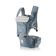 Pognae No 5 Outdoor Organic Baby Hipseat Front Backpack Carrier (Blue)