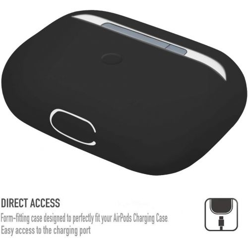  [아마존베스트]Watruer Airpods Pro Case, Protective Case Ultra Thin Soft Silicone Shockproof Non-Slip Protective Accessories Case for Apple Airpods Pro Charging Bag