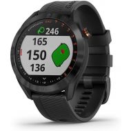 Amazon Renewed Garmin Approach S40, Stylish GPS Golf Smartwatch, Lightweight with Touchscreen Display, Black (Renewed)