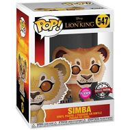 POP Funko Disney: Lion King Simba #547 Flocked Box Lunch Exclusive