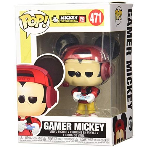 펀코 Funko POP! Disney: Mickey The True Original 90 Years - Gamer Mickey #471 - GameStop Exclusive!