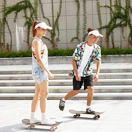  WeSkate Skateboards for Girls Boys Beginners, 31 x 8 Complete Standard Skateboard for Teens & Adults, 7 Layer Canadian Maple Double Kick Concave Skate Board, Birthday Gifts for Kid
