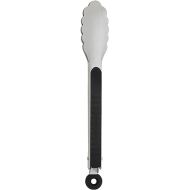 Messermeister Stainless Locking Tongs, 9” - Gently Grips Food - Durable Stainless Steel & Non-Slip, Silicone Grip - Dishwasher Safe