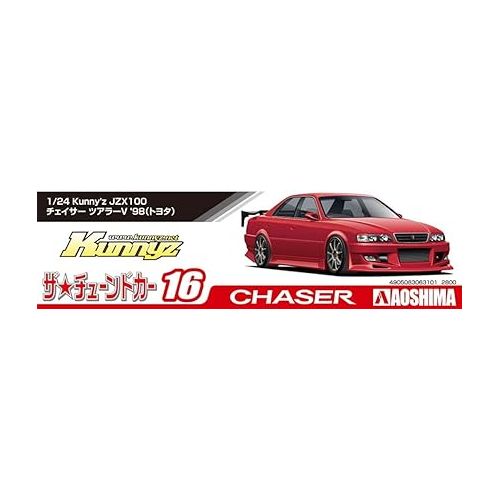  Aoshima Toyota Kunny’z JZX100 Chaser Tourer V ’98 1:24 Scale Model Kit
