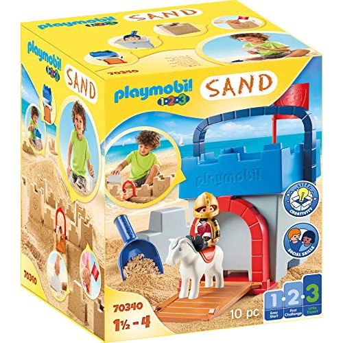 플레이모빌 PLAYMOBIL Knights Castle Sand Bucket 70340 Sandplayset with Figure