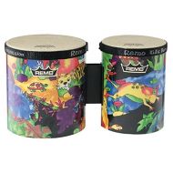 [아마존베스트]Remo KD-5400-01 Kids Percussion Bongo Drum - Fabric Rain Forest, 5-6