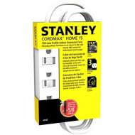 Stanley 31142 NCC31142 CordMax 15-Foot 3-Outlet Indoor Extension Cord, White
