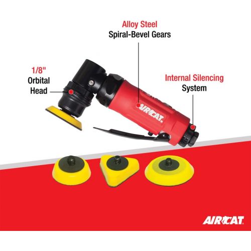  AIRCAT 6320: Spot Sander and Polisher with Internal 1/8-Inch Orbital Head 13,000 RPM