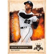 Autograph Warehouse Frank Robinson baseball card 2015 Diamond Kings #2 HOF Sluggers Insert Edition (Baltimore Orioles)