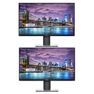 Dell P2719H 27 Inch Full HD (1920 x 1080) IPS LED Backlit Monitor 2 Pack with USB, HDMI, VGA, and DisplayPort