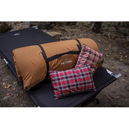  TETON Sports Outfitter XXL Limited Edition with Patented Pivot Arm Camping Cots for Adults, LE-85 x 40 x 19, Black