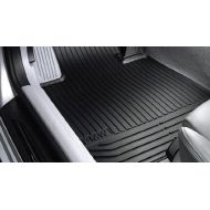BMW 1 Series Coupe Genuine Factory OEM 51470439164 51470439167 Black All Season Floor Mats 2008-2013 (complete set of front and rear mats)