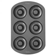 Wilton 6-Cavity Doughnut Baking Pan, Makes Individual Full-Sized 3 3/4 Donuts or Baked Treats, Non-Stick and Dishwasher Safe, Enjoy or Give as Gift, Metal (1 Pan): Kitchen & Dining