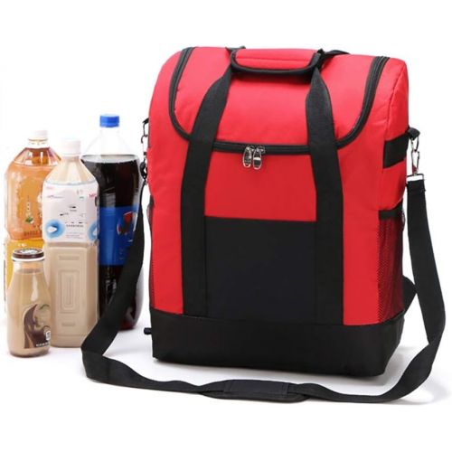  Teerwere Picnic Basket 25L Casual Backpack Multi-Function Travel Breast Milk Preservation Package Back Milk Bag Picnic Baskets with lid (Color : Red)