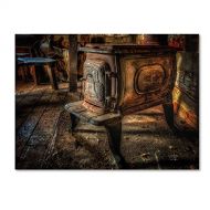 Trademark Fine Art Liberty Wood Stove Artwork by Lois Bryan, 24 by 32 Inch Canvas Wall Art